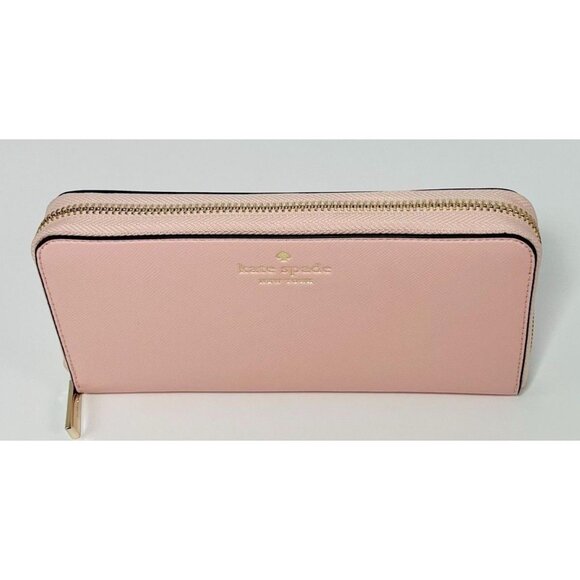 Kate Spade Jana Tote & Large Continental Wallet Set Rose Smoke Pink NWT! - Picture 7 of 8